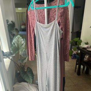 CLEARANCE Missguided Grey Jumpsuit Brand New with Tags